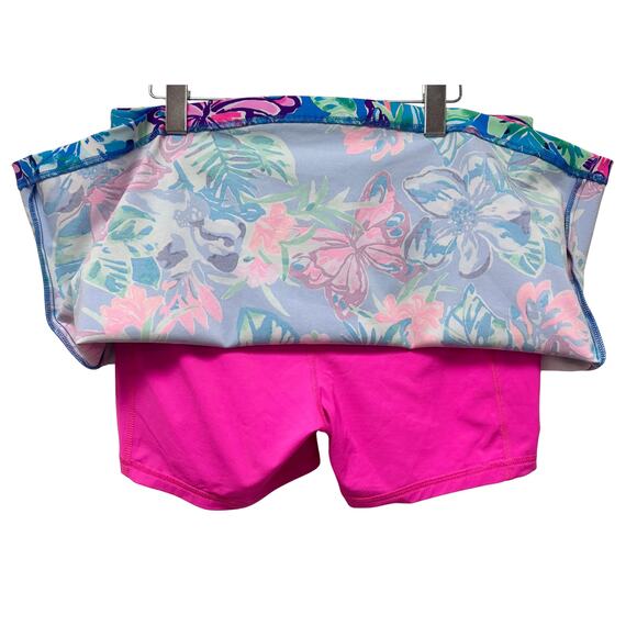 Lilly Pulitzer Luxletic Daphne Golf Skort Pundy Blue Isle Be Back Size 12 - Picture 6 of 10